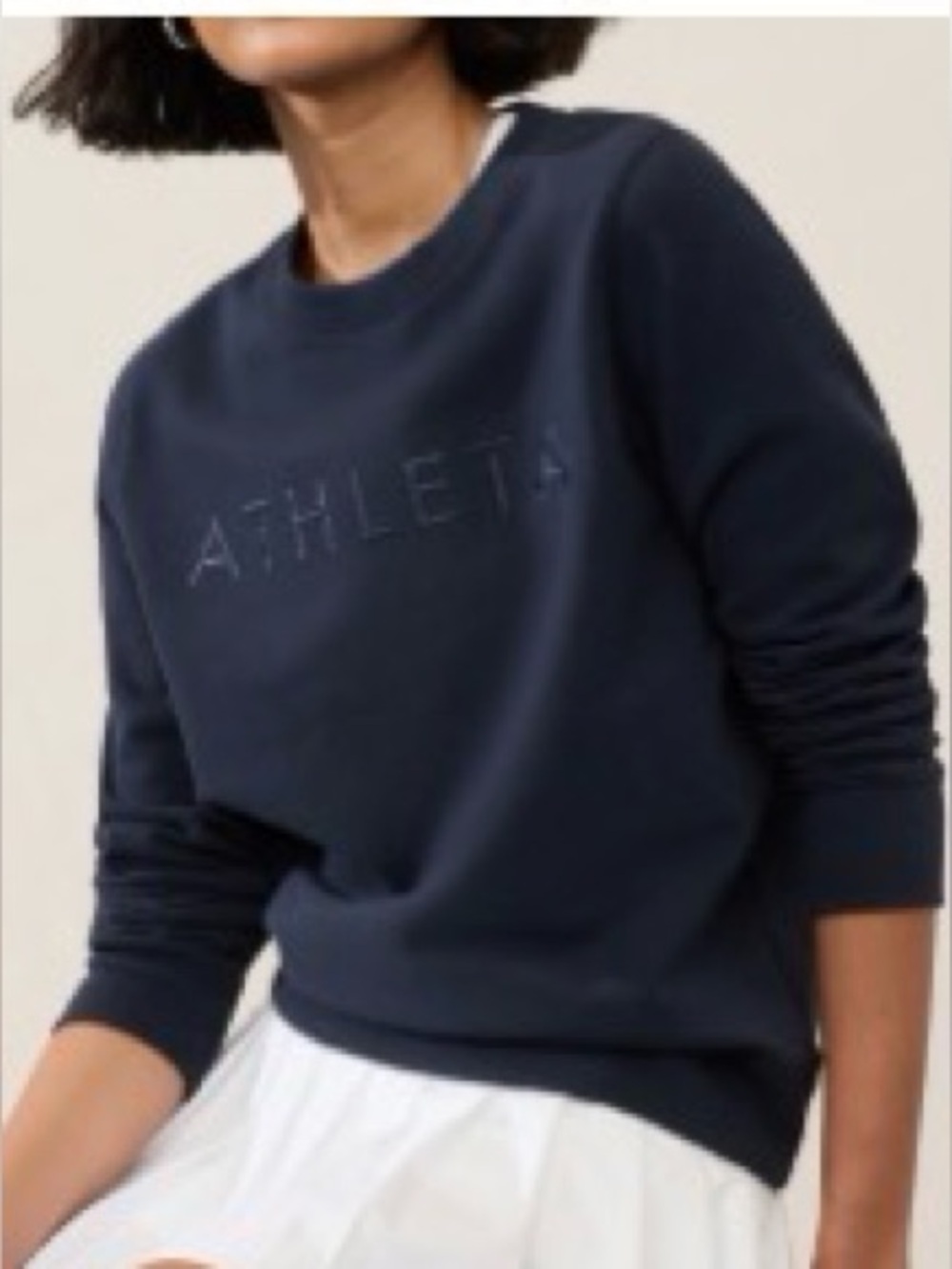 Athleta Women’s Navy Crewneck Sweatshirt